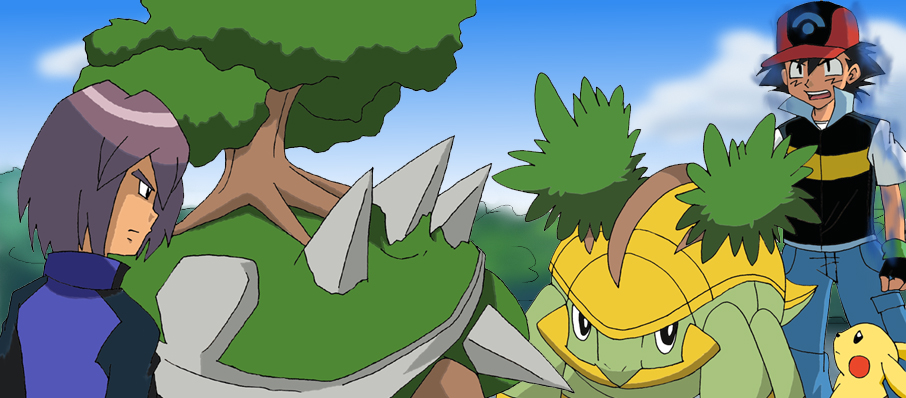 イラスト シンジvs闇サトシ